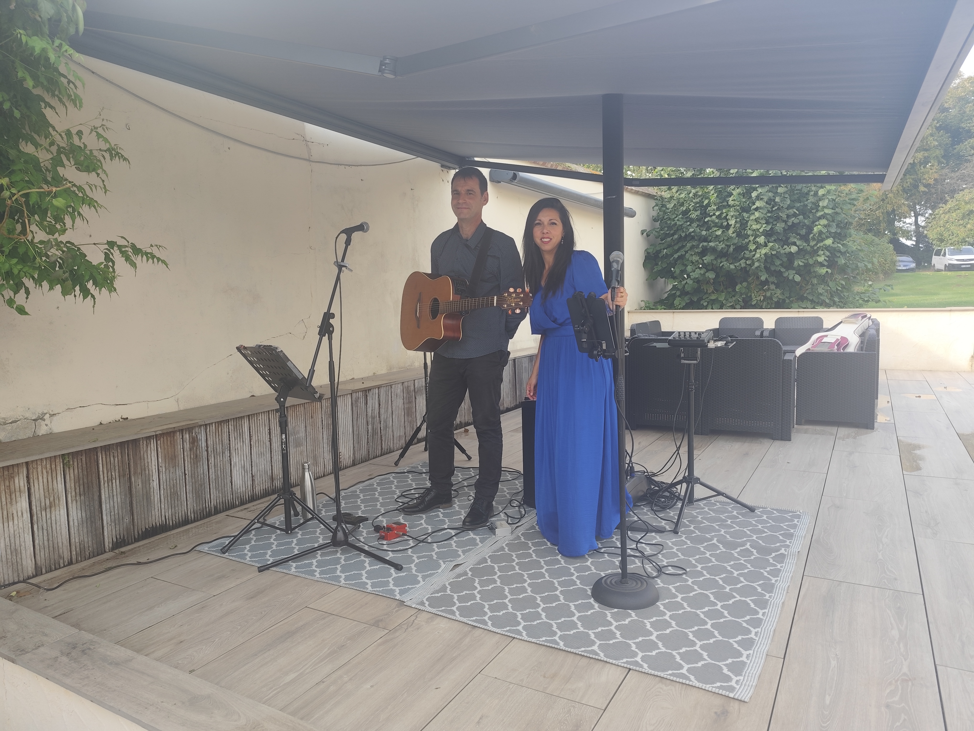 Duo Soft Mood lors d'une célébration de mariage